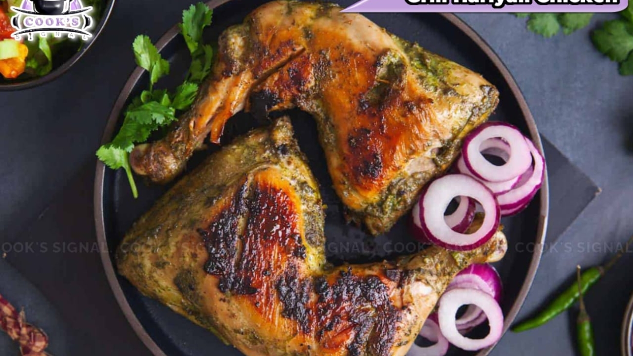 hariyali grilled chicken recipe in tamil