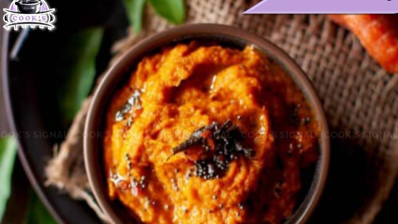 Carrot chutney in english