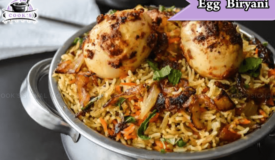 Egg biriyani recipe in english