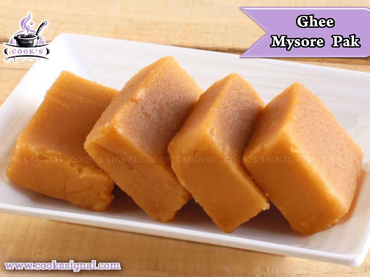 ghee mysore pak recipe