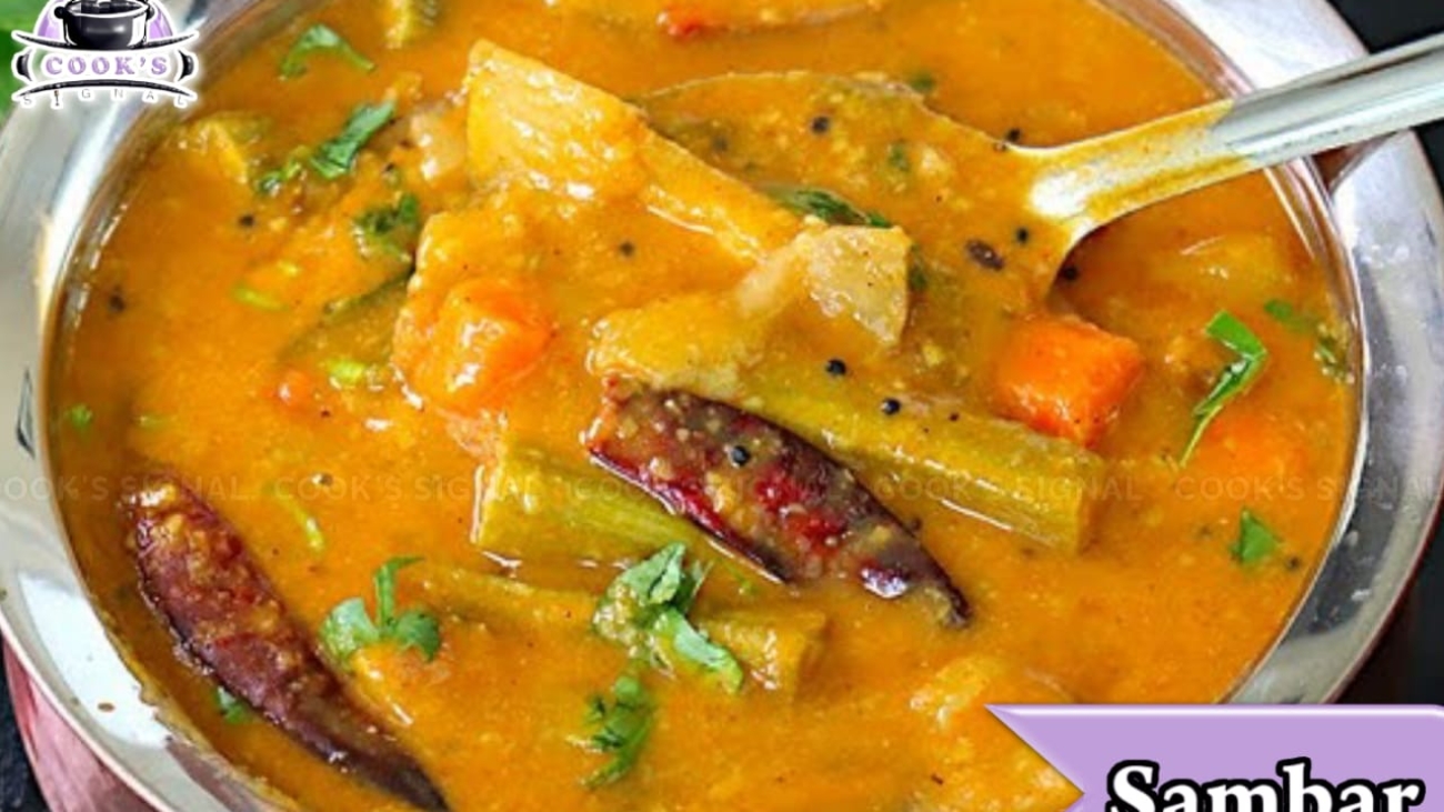 Sambar recipe in english